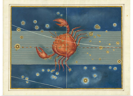 "Cancer Vintage Zodiac Art", Johann Bayer