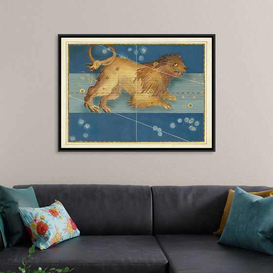 "Leo Vintage Zodiac Art", Johann Bayer