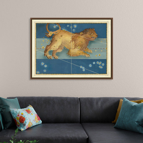 "Leo Vintage Zodiac Art", Johann Bayer