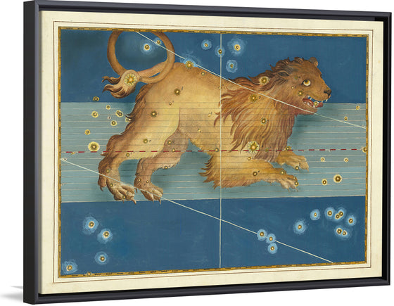 "Leo Vintage Zodiac Art", Johann Bayer