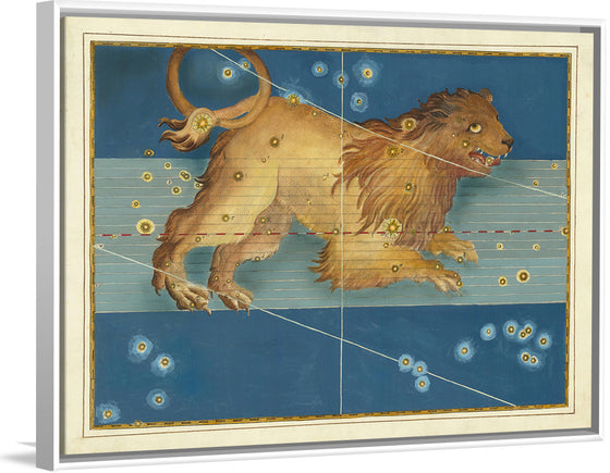 "Leo Vintage Zodiac Art", Johann Bayer