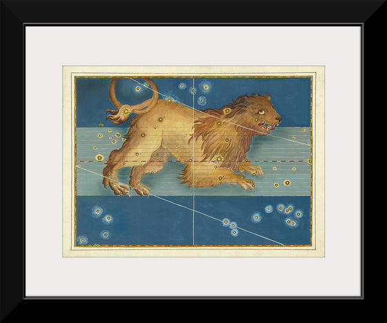 "Leo Vintage Zodiac Art", Johann Bayer