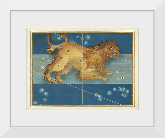 "Leo Vintage Zodiac Art", Johann Bayer