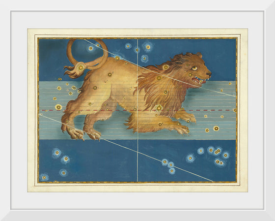 "Leo Vintage Zodiac Art", Johann Bayer