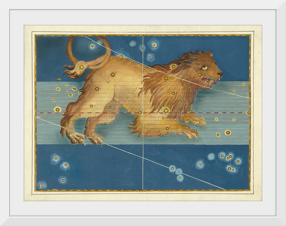 "Leo Vintage Zodiac Art", Johann Bayer