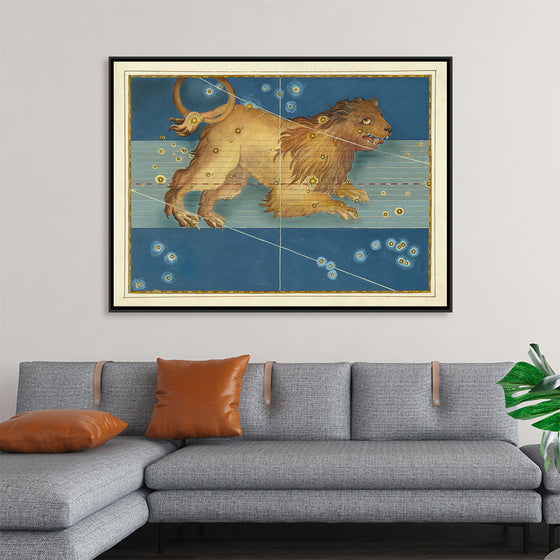 "Leo Vintage Zodiac Art", Johann Bayer