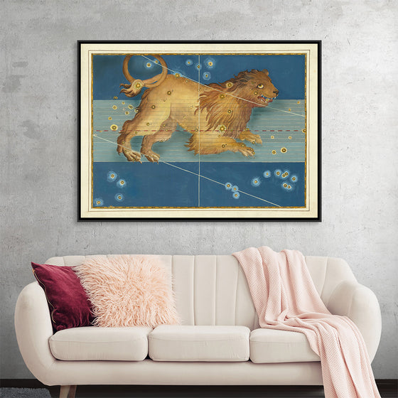 "Leo Vintage Zodiac Art", Johann Bayer