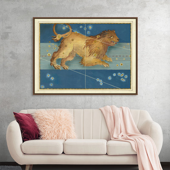 "Leo Vintage Zodiac Art", Johann Bayer