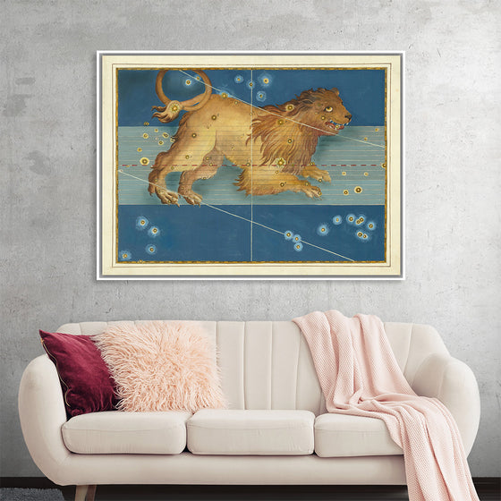 "Leo Vintage Zodiac Art", Johann Bayer