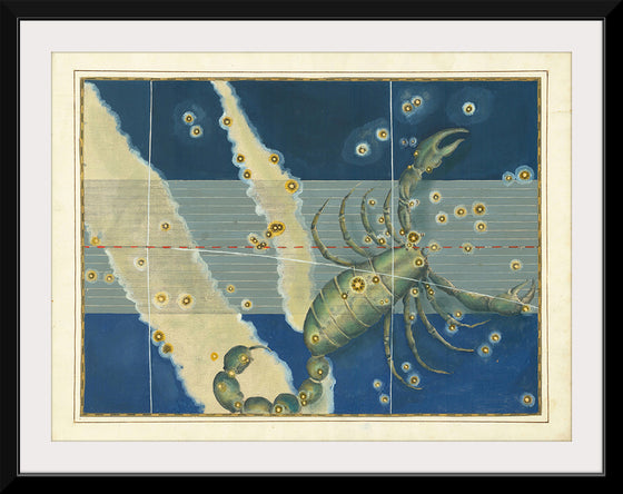 "Scorpio Vintage Zodiac Art", Johann Bayer