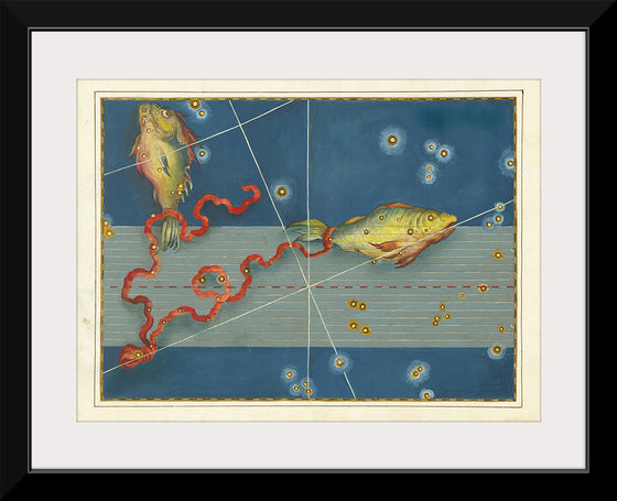 "Pisces Vintage Zodiac Art", Johann Bayer