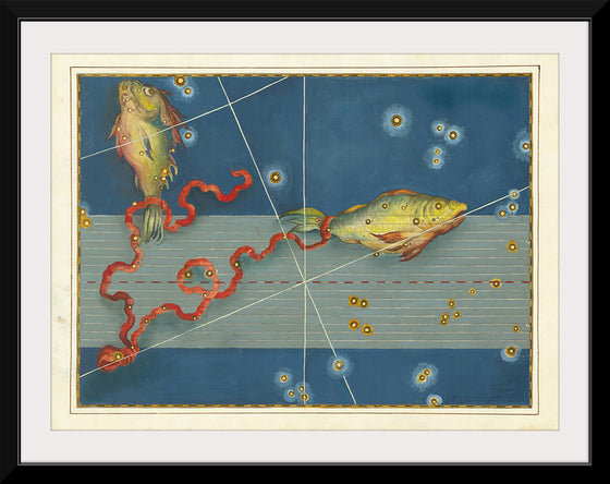 "Pisces Vintage Zodiac Art", Johann Bayer