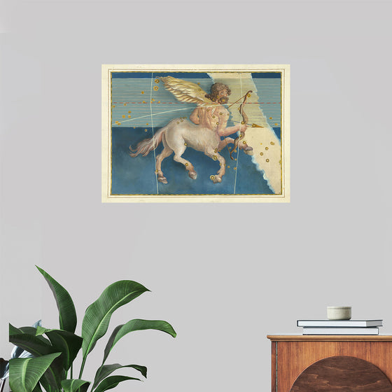 "Sagittarius Vintage Zodiac Art", Johann Bayer