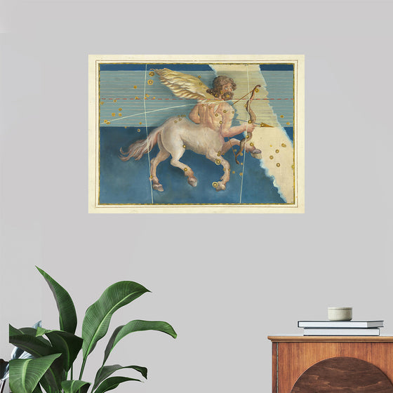 "Sagittarius Vintage Zodiac Art", Johann Bayer