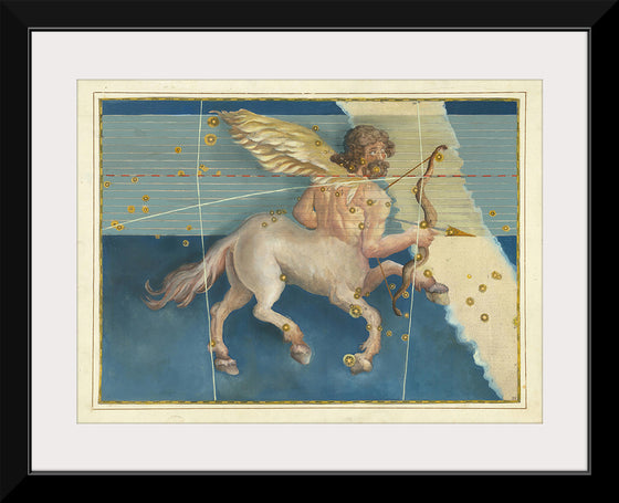 "Sagittarius Vintage Zodiac Art", Johann Bayer