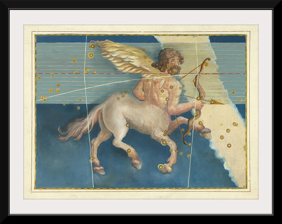 "Sagittarius Vintage Zodiac Art", Johann Bayer