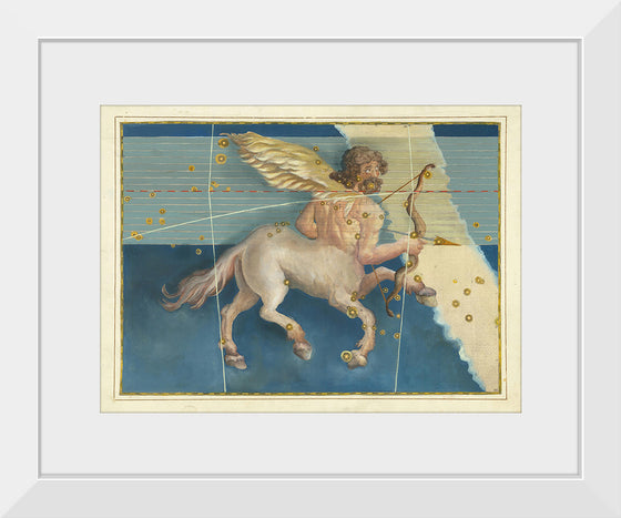 "Sagittarius Vintage Zodiac Art", Johann Bayer