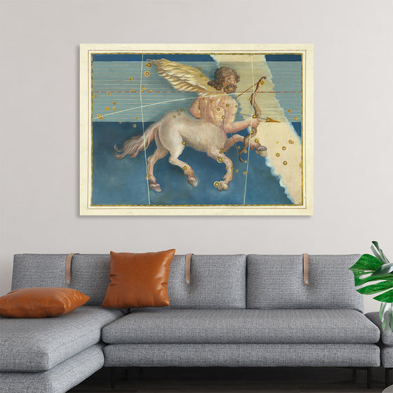 "Sagittarius Vintage Zodiac Art", Johann Bayer