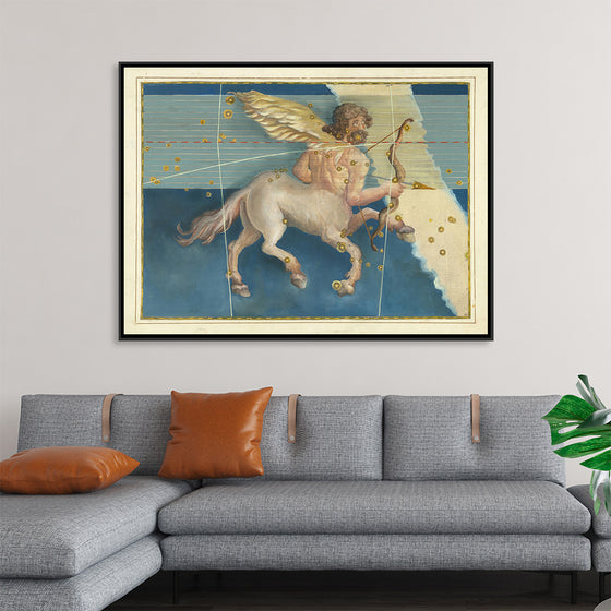 "Sagittarius Vintage Zodiac Art", Johann Bayer