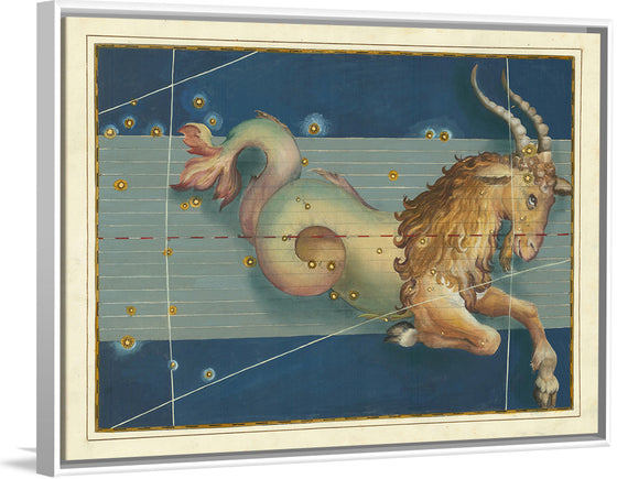 "Capricorn Vintage Zodiac Art", Johann Bayer
