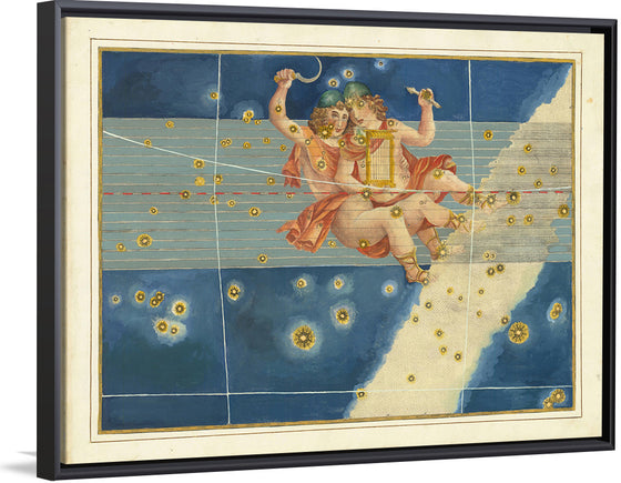 "Gemini Vintage Zodiac Art", Johann Bayer