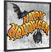 "Bats And Happy Halloween"