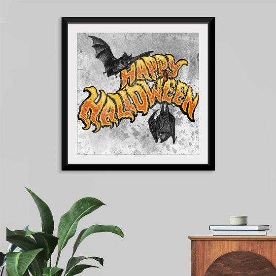 "Bats And Happy Halloween"