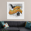 "Bats And Happy Halloween"