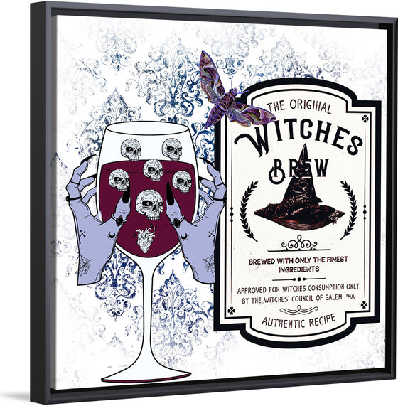 "Witches Brew Vintage Poster"