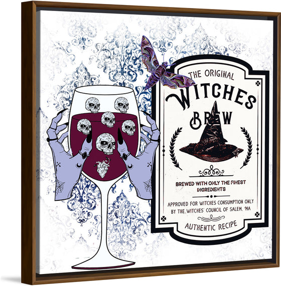 "Witches Brew Vintage Poster"