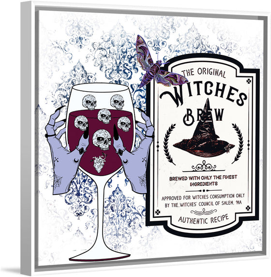 "Witches Brew Vintage Poster"