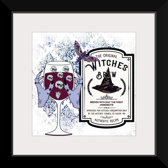 "Witches Brew Vintage Poster"