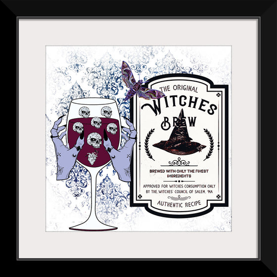 "Witches Brew Vintage Poster"