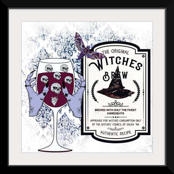 "Witches Brew Vintage Poster"