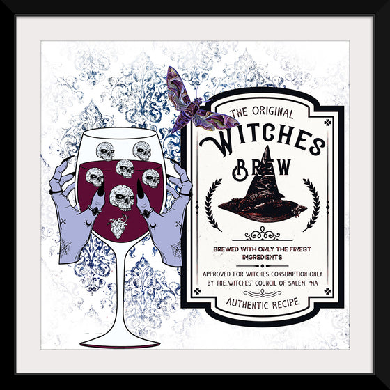 "Witches Brew Vintage Poster"