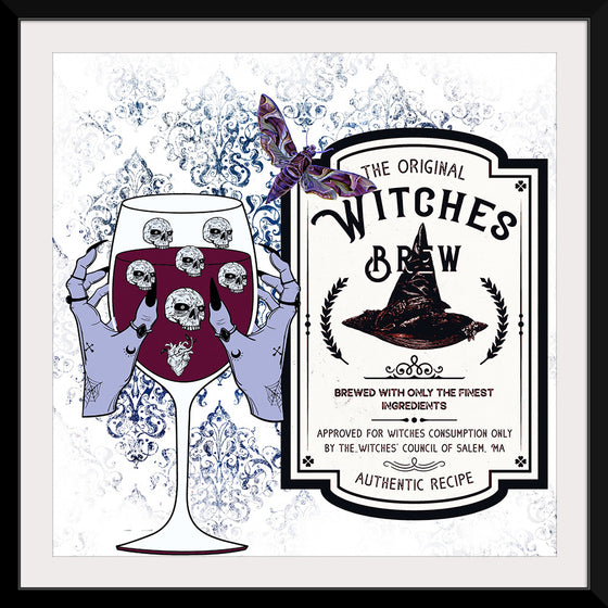 "Witches Brew Vintage Poster"