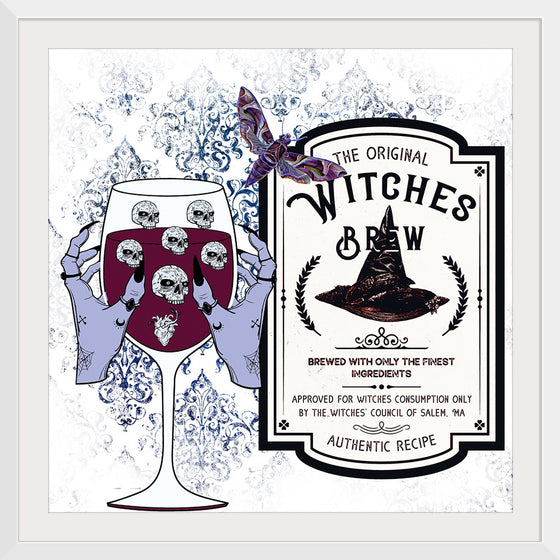 "Witches Brew Vintage Poster"