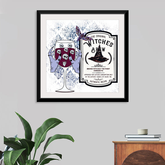 "Witches Brew Vintage Poster"