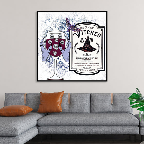 "Witches Brew Vintage Poster"