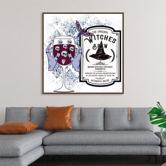 "Witches Brew Vintage Poster"