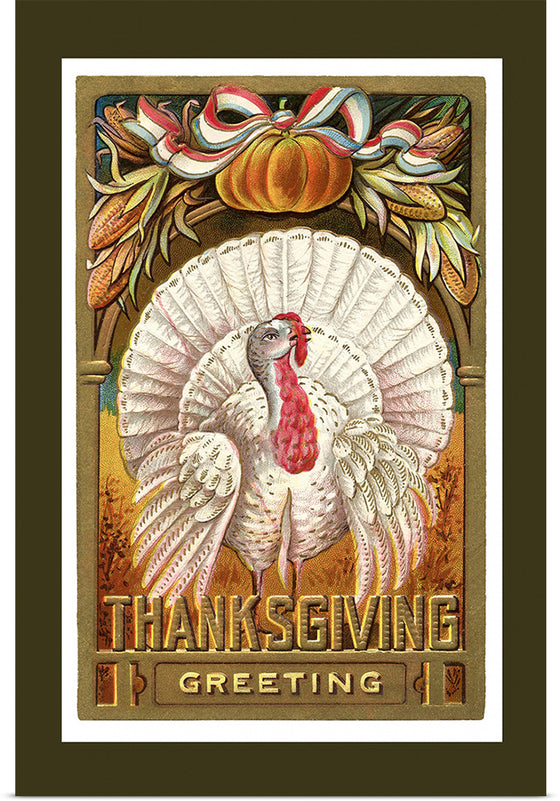 "Thanksgiving Day Vintage Card"