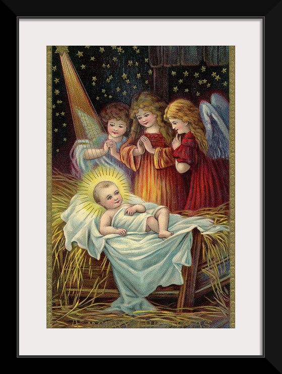 "Vintage Christmas Jesus Angel"