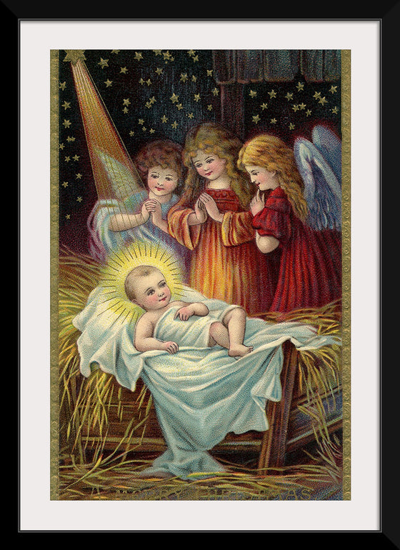 "Vintage Christmas Jesus Angel"