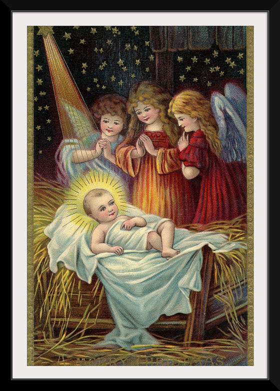 "Vintage Christmas Jesus Angel"