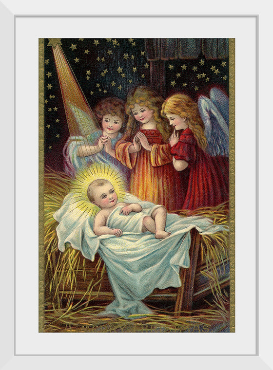 "Vintage Christmas Jesus Angel"