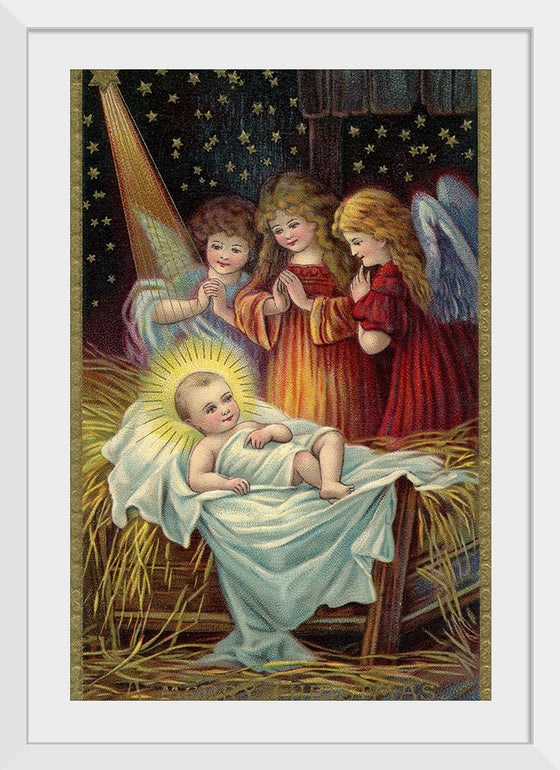 "Vintage Christmas Jesus Angel"