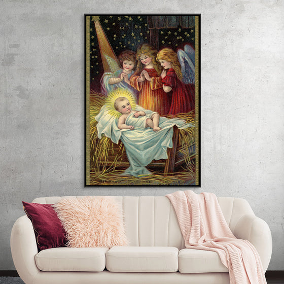 "Vintage Christmas Jesus Angel"