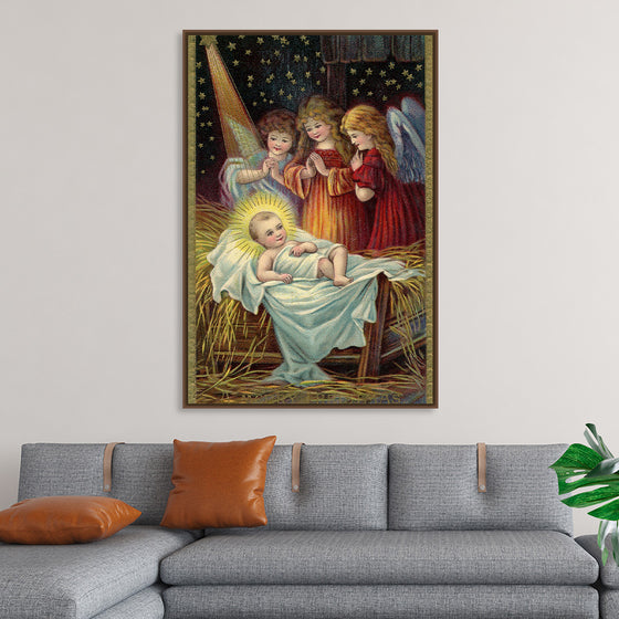 "Vintage Christmas Jesus Angel"