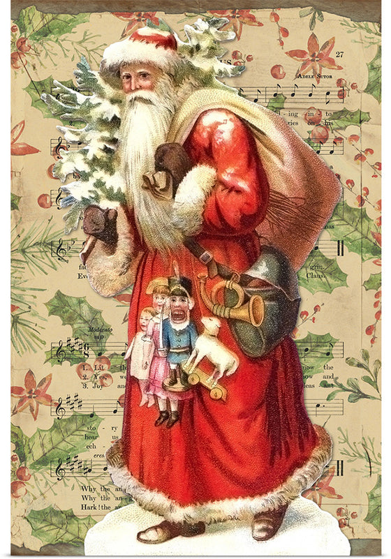 "Vintage Christmas Santa"