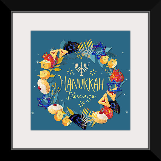 "Hanukkah Wreath", Linnaea Mallette